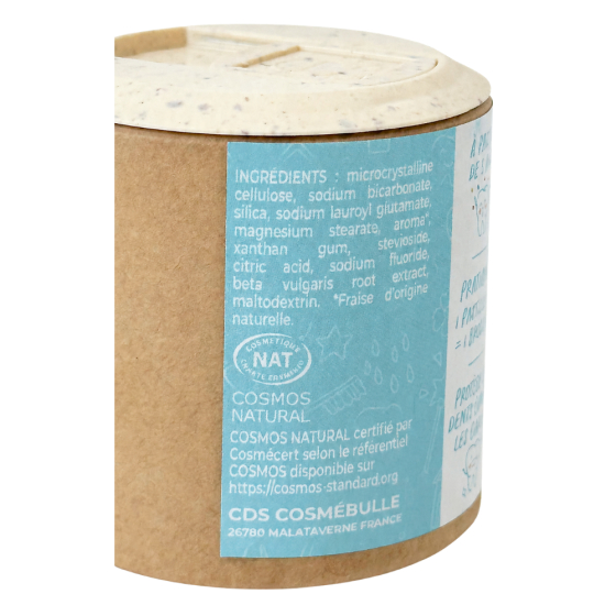 Dentifrice à croquer enfant fraise - 120 pastilles