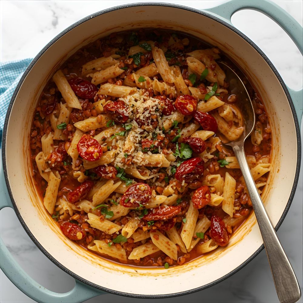 Pate aux lentilles corail et tomates séchées